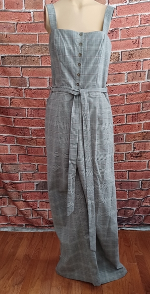 PRICE DROP!! Grey plaid Jumper - Picture 1 of 12